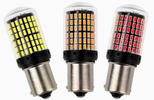 Feux arrière LED Falconsight T20 à haute luminosité avec puces 3014, clignotants T15, feux <span class=keywords><strong>de</strong></span> <span class=keywords><strong>recul</strong></span> W16W, clignotants scintillants, rouge ambre - Product Image 2