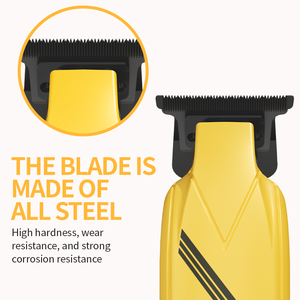 ماكينة حلاقة الشعر الاحترافية LILIPRO M4 للرجال، شفرة على شكل حرف T بدون فجوة، لاسلكية قابلة لإعادة الشحن، أداة تشذيب الشعر بدون فجوة - Product Image 2