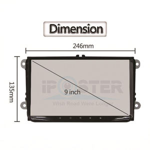 วิทยุติดรถยนต์ IPoster 9 นิ้ว ระบบ Android 10 Octa-Core <span class=keywords><strong>2</strong></span> <span class=keywords><strong>Din</strong></span> หน่วยความจำ 4+64 GB เครื่องเล่น DVD สำหรับรถยนต์ VW Golf Tiguan Amarok Jetta Passat <span class=keywords><strong>Sharan</strong></span> - Product Image 3