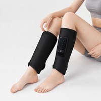 Masseur de jambes sans fil avec 5 modes personnalisés, pétrissage profond, rafraîchissement et stimulation des points d'acupuncture