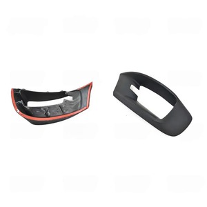 Kit Diffusore Posteriore per Paraurti Auto con Terminali di Scarico per <span class=keywords><strong>Mercedes</strong></span> Classe V V250 V260 W447, Stile <span class=keywords><strong>B</strong></span>, con Labbro Anteriore e Copertura Fendinebbia - Product Image 2