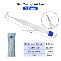 Stylo léger en acier Slignee pour greffe de cheveux, aiguille remplaçable, outil d'implantation Choi pour la chirurgie capillaire FUE, fabriqué au Guangdong