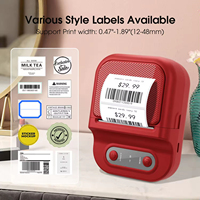 Printer Resi Termal P2 Mimi Portabel Genggam Mobile 57mm Printer Tiket Tanpa Tinta Printer Tagihan