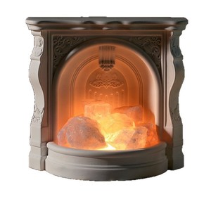 <b>Ceramic</b> Fireplace Aroma <b>Diffuser</b> With Crystal Stones Aromatherapy Essential Oil Fragrance <b>Diffuser</b> For Home Decor And Relaxation - Product Image 5