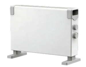 Calentador Convector Móvil de <span class=keywords><strong>2000W</strong></span> con Protección Contra Sobrecalentamiento, Control Mecánico de Plástico, <span class=keywords><strong>Radiador</strong></span> Inteligente de Pared para Jardín - Product Image 2