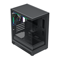 Caja de Ordenador AntarcChill con Diseño de Malla, Efecto ARGB, MATX, Filtro Magnético de Polvo, Caja de PC para Juegos MATX