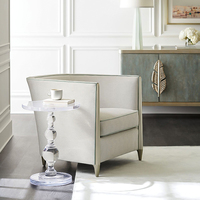 Table d'appoint ronde en acrylique de luxe de Dubaï, table d'appoint transparente comme du cristal pour la maison, le bureau et le salon, design moderne, meubles de maison