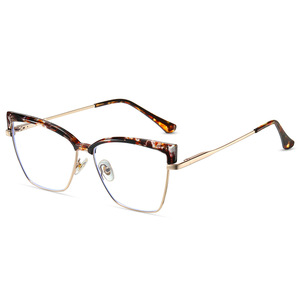 Monture de lunettes carrée en métal Tr90, protection anti-lumière bleue, unisexe, pour utilisation sur ordinateur - Product Image 5