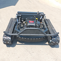 Livraison Gratuite Tondeuse Robot à Fléaux Télécommandée Tout-Terrain à Moteur Essence CE EPA de 900 mm à 1200 mm pour Ferme