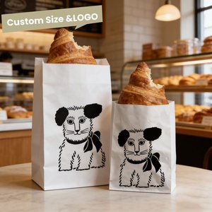 ถุงกระดาษใส่อาหารกันน้ำมันพิมพ์โลโก้ตามสั่ง สำหรับเบอร์เกอร์คิง - Product Image 4