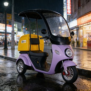 Low carbon/ stable and smooth/A30 with 50KM range/ front and rear dual disc brakes/household and convenient electric tricycle - Product Image 1