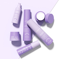 Luxe 30 50 100 120ml emballage de Toner cosmétique bouteille de Lotion en plastique rose avec pompe de pulvérisation de brouillard corporel pour les soins de la peau