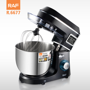 Robot pâtissier multifonction RAF 7L, 3 en 1, pétrin à pâte, écran LCD, support, robot culinaire pour la pâtisserie - Product Image 3