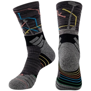 All Season Thickened Towel Bottom Midtube Casual Sports <b>Socks</b> for Outdoor <b>Running</b> Football and Basketball <b>Socks</b> - Product Image 1