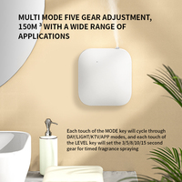 Diffuseur d'huiles essentielles intelligent à commande tactile Bluetooth à faible bruit pour usage domestique, avec 360° °   Diffusion et capacité de 150 ml