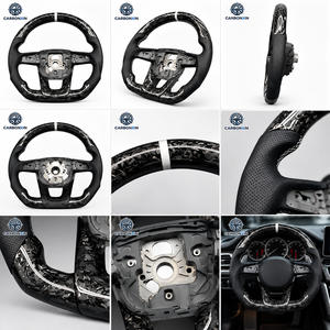 Volant en fibre de carbone pour Porsche Cayenne Macan Panamera Boxster Coupé Gt3 Gt4 958 997 987 993 957 981 911 sans airbag - Product Image 4