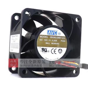 พัดลมระบายความร้อนแบบลูกปืน Avc 60 มม. 12V 2.2A สำหรับซีพียู พร้อมระบบควบคุม PWM - Product Image 3