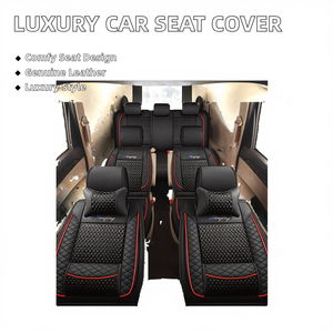 Juego de fundas de asiento de coche de cuero de calidad de lujo, accesorio Interior cómodo para furgoneta MPV de 7 <span class=keywords><strong>plazas</strong></span> totalmente Universal para <span class=keywords><strong>Mercedes</strong></span> Benz - Product Image 2