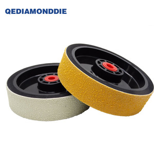 Ruedas de pulido de piedras preciosas REZ de 6 pulgadas/8 pulgadas, superficie de rebabas, muelas abrasivas de diamante de resina suave para pulido de gemas - Product Image 4