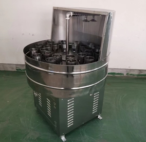 Machine à laver les bouteilles rotative semi-automatique/laveuse de bouteilles en plastique/machine à rinçage et à lavage des bouteilles en <span class=keywords><strong>verre</strong></span>/machine à laver les bouteilles de bière - Product Image 2
