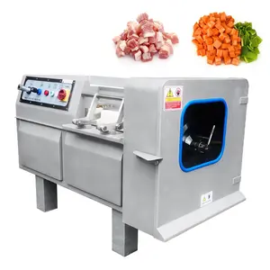 Commercial Fresh Beef Dice Cheese Cutter Cubic Chicken Dicer Frozen Meat Cube Cut Machine