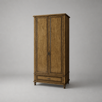 Commode de rangement et armoire à 2 portes, style palais traditionnel de luxe, pour projet résidentiel moderne, écologique, gain de place et durable