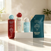 Kit de Bouteilles en Plastique à Bouchon Rond pour Lotion, Tonique, et Vaporisateur avec Pochette Doypack à Bec Verseur Rechargeable 250ml – Ensemble d'Emballage Cosmétique