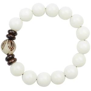สร้อยข้อมือหยกขาว 18 มม. ลายดอกไม้ทรงกลม สำหรับทุกเพศ สวมใส่ได้ทุกวัน เครื่องประดับสะสมทางวัฒนธรรม - Product Image 5