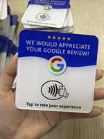 Meilleures ventes : Autocollant adhésif NFC RFID personnalisé 100*100mm, carte de visite, fréquence 13.56MHz, plaque de paiement utilisée dans les hôtels et restaurants