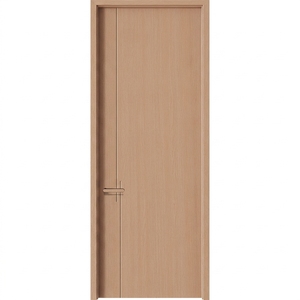 Porte intérieure <span class=keywords><strong>en</strong></span> <span class=keywords><strong>bois</strong></span> écologique de luxe pour chambre principale, anti-rayures, imperméable, panneau HDF moderne, insonorisation premium, mélamine - Product Image 4