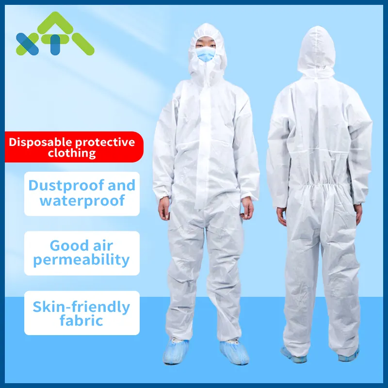 white disposable coverall suit isolation clothes prevent asbestos tubeless type 5/6 protective cheap disposable coverall