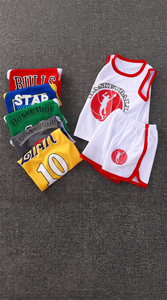 Nouvel ensemble <span class=keywords><strong>de</strong></span> vêtements <span class=keywords><strong>de</strong></span> sport <span class=keywords><strong>pour</strong></span> enfants, garçons et filles, débardeur à manches courtes, short, maillot <span class=keywords><strong>de</strong></span> <span class=keywords><strong>basket</strong></span>-ball, vêtements d'entraînement d'été, polyester, dessin animé - Product Image 6