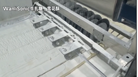 Machine à découper le nougat automatique industrielle Wanlisonic, équipement de découpe de bonbons à ultrasons