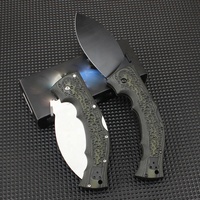 Couteau pliant de survie tactique portable pour le camping et la chasse, vente en gros d'usine, manche G10