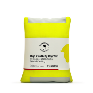 Chaleco de Alta Visibilidad para Perro, Talla M 36x33cm, Ropa Reflectante de Seguridad para Mascotas - Product Image 2