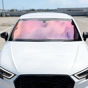 ฟิล์มสีม่วงคาเมเลี่ยนสำหรับติดกระจกรถยนต์ด้านหน้า/ด้านหลัง ฟิล์มกันความร้อนสูง สติ๊กเกอร์ติดกระจกป้องกันรังสียูวีจากแสงแดด - Product Image 5