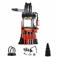Machine de moulage par injection de caoutchouc verticale hydraulique automatique avec moteur pour la production de joints toriques et de pièces en silicone