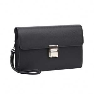 Cartera de Negocios para Hombre de Alta Calidad, Gran Capacidad, Cuero Genuino, Antirrobo, con Bloqueo por Contraseña - Product Image 1