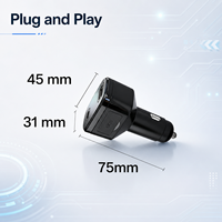 Traceur GPS universel double port allume-cigare de voiture avec suivi en temps réel GLONASS WiFi LBS Mini localisateur