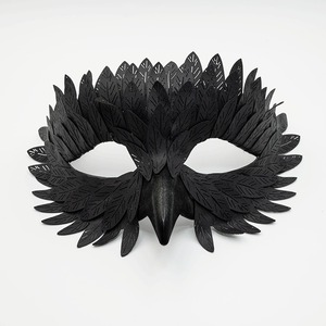 Exquisita máscara facial <span class=keywords><strong>de</strong></span> <span class=keywords><strong>plumas</strong></span> <span class=keywords><strong>de</strong></span> búho con pico-Elegante cubierta <span class=keywords><strong>de</strong></span> media cara <span class=keywords><strong>de</strong></span> Carnaval para maquillaje <span class=keywords><strong>de</strong></span> bola <span class=keywords><strong>de</strong></span> Halloween para mujer - Product Image 5
