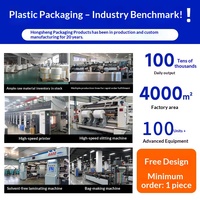 Sachets personnalisés réutilisables en plastique avec fermeture éclair, logo sur mesure pour l'emballage alimentaire (chips, snacks, bonbons, noix, fruits secs)