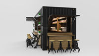 Conteneur Maritime Économique Préfabriqué Pliable pour Magasins et Garages en Kit