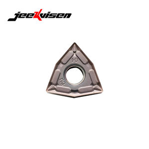 Cuchilla de Torneado Externo en Forma de Durazno de 80 Grados para Acero Inoxidable, WNMG080404-MQ JA115P Zhuzhou CNC - Product Image 1