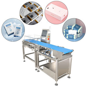 Báscula de control de peso en línea totalmente automática de alta velocidad, de acero inoxidable 304, para envasado de alimentos - Product Image 1