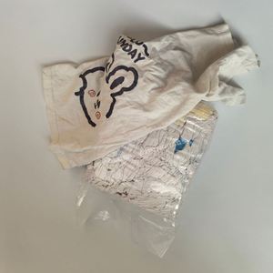 ผ้าเช็ดทำความสะอาดอุตสาหกรรม ทำจากผ้าฝ้ายสีขาวพิมพ์ลาย รีไซเคิล สำหรับทำความสะอาด - Product Image 1