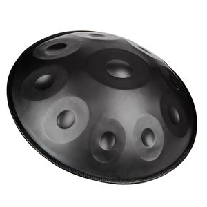 Handpan en acier inoxydable <span class=keywords><strong>de</strong></span> 22 pouces avec logo personnalisé <span class=keywords><strong>Instrument</strong></span> <span class=keywords><strong>de</strong></span> <span class=keywords><strong>percussion</strong></span> musicale pour débutant 9/10/12 notes Langue Type <span class=keywords><strong>de</strong></span> tambour - Product Image 1
