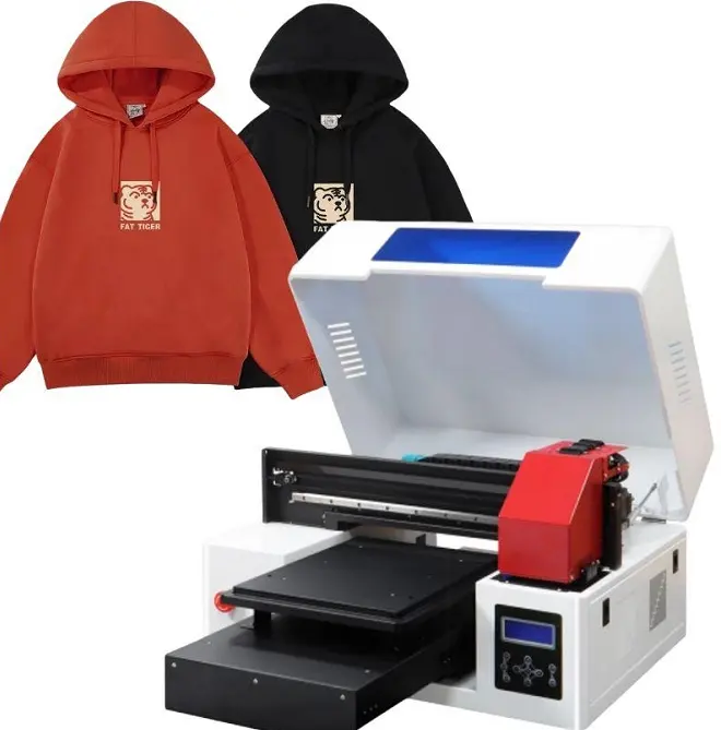 เครื่องพิมพ์ DTG สำหรับตัดเย็บเสื้อผ้า,เครื่องพิมพ์ DTG A3 33ซม. * 60 DTG เครื่องการพิมพ์เสื้อยืดผ้าฝ้ายพร้อมเสื้อเชิ้ตคอมพิวเตอร์
