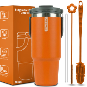 แก้วน้ำสแตนเลส 304 ขนาด 30 ออนซ์ 40 ออนซ์ ออกแบบโลโก้ได้ตามต้องการ ฝาปิดกันรั่ว เป็นมิตรกับสิ่งแวดล้อม เก็บอุณหภูมิได้นาน 6-12 ชั่วโมง - Product Image 1