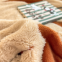 Couverture Jacquard Personnalisée avec Logo Imprimé en Gros – Literie Écologique pour la Maison, le Camping, les Voyages et l'Utilisation en Extérieur Toutes Saisons