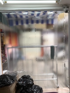 99.99% trong suốt và mờ PVC mềm trượt rèm cửa cho cửa sổ hội thảo chống bụi điều hòa không khí phân vùng rèm - Product Image 3